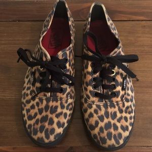 Authentic Lo Pro Vans (Leopard print)